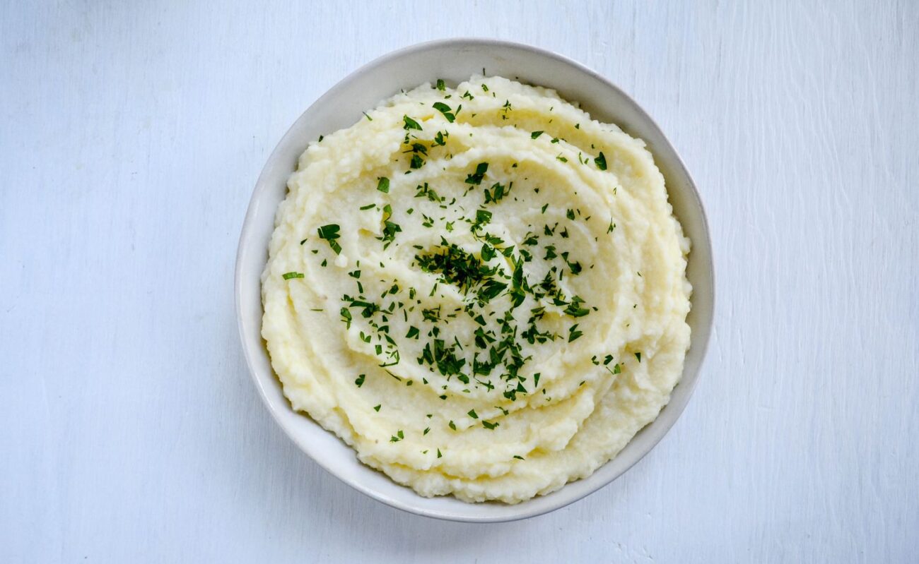 potato puree with horseradish