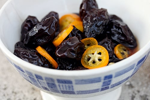 prunes stewed in wine