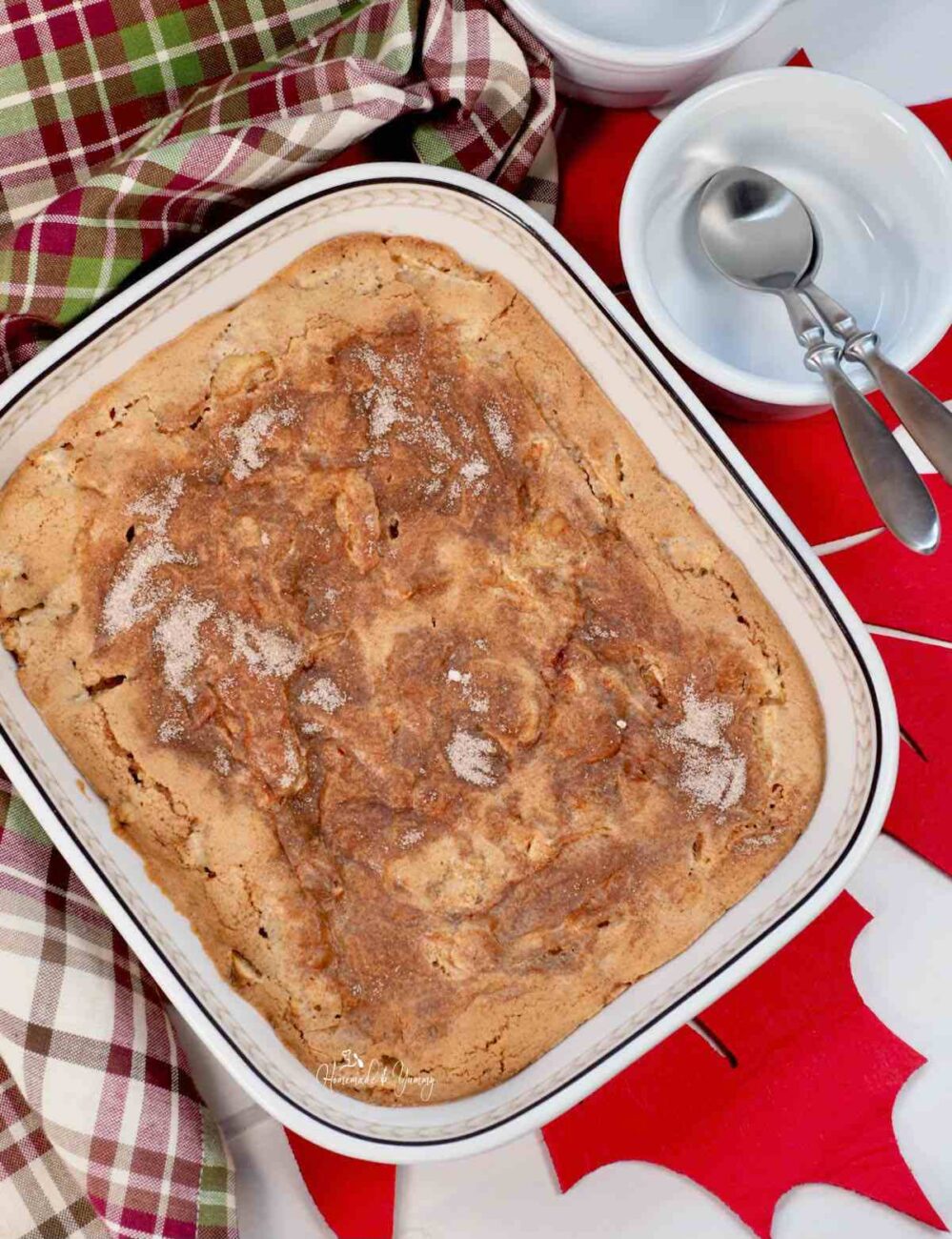 quick apple pudding cake