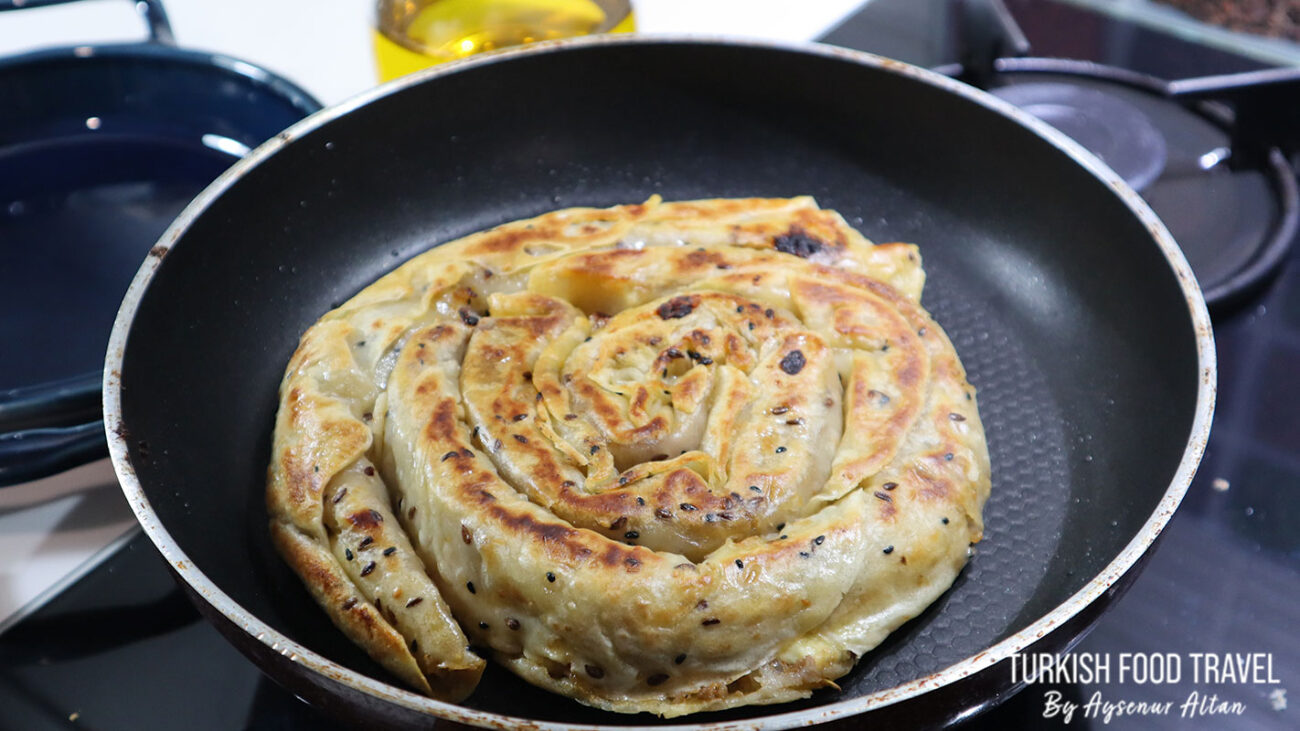 quick cheese borek from the pan