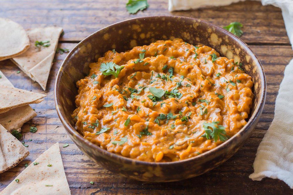 red lentil spread