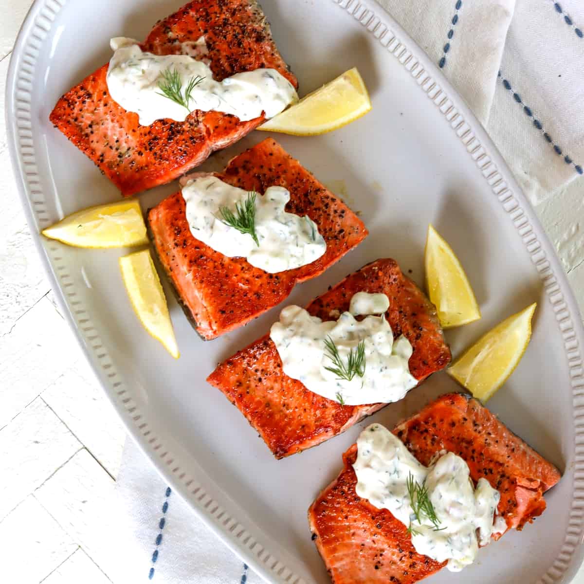 salmon in dill sauce