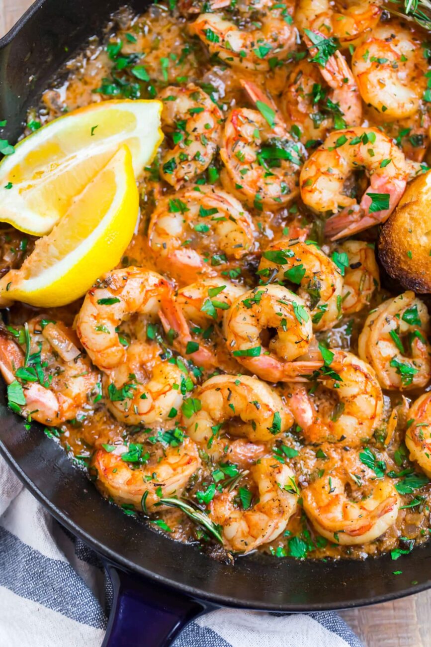 shrimps in butter