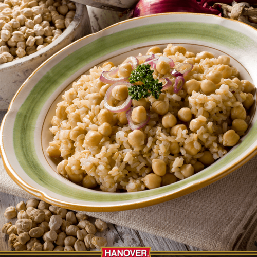 simple risotto with vegetable recipes and chickpeas