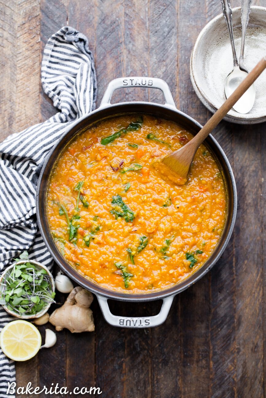 spicy lentil soup with vegetable recipes