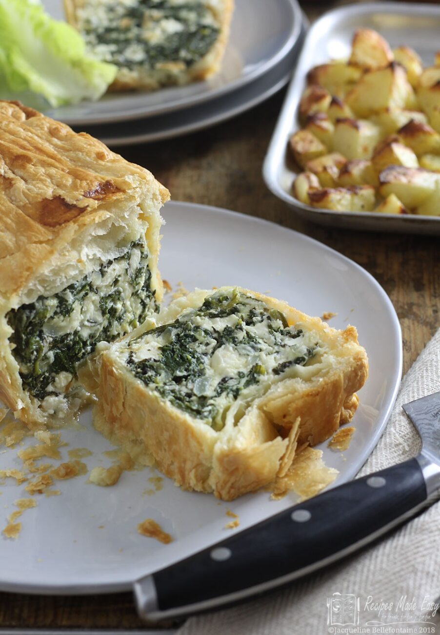 spinach pie with ricotta