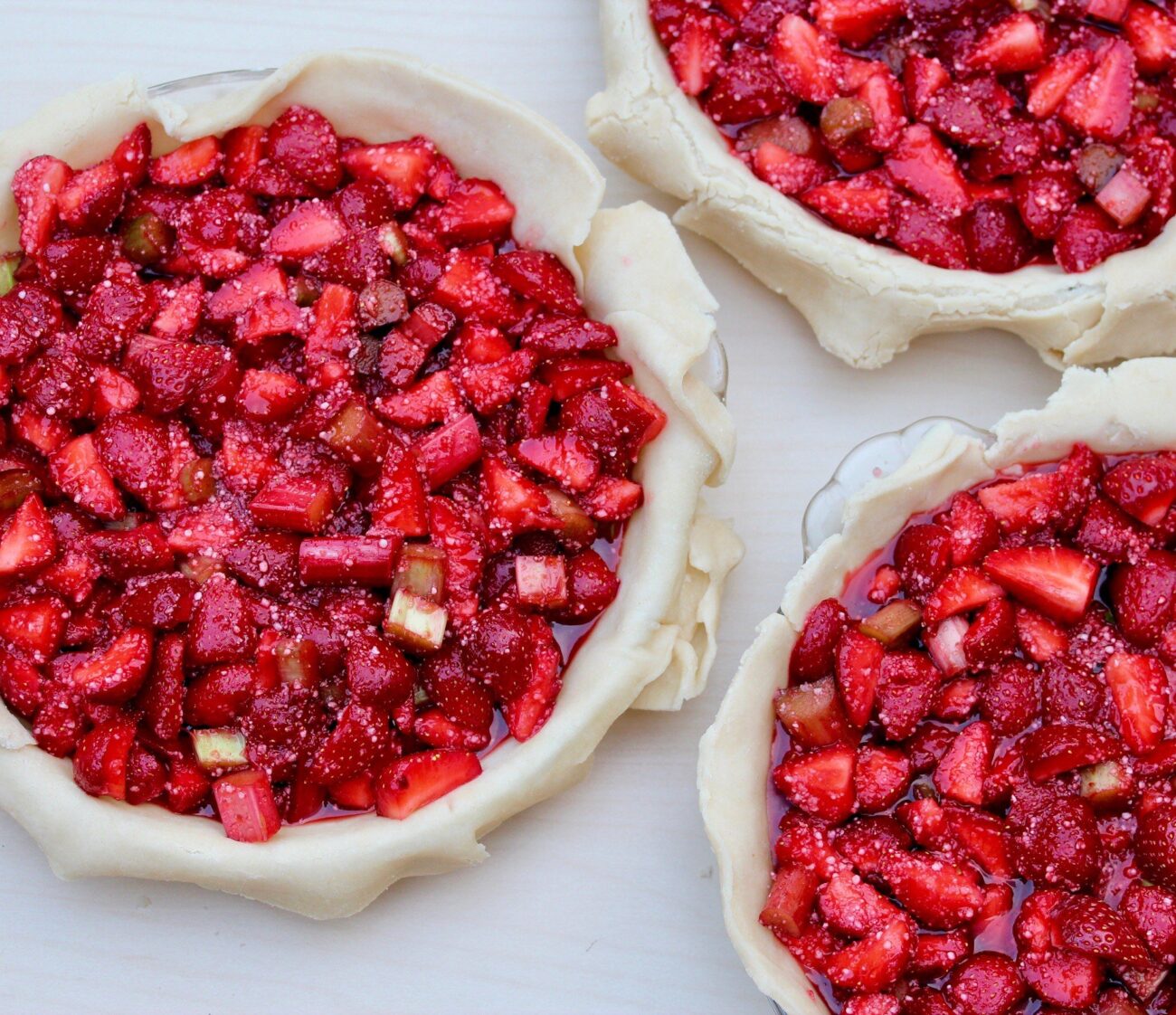 strawberry rhubarb pie