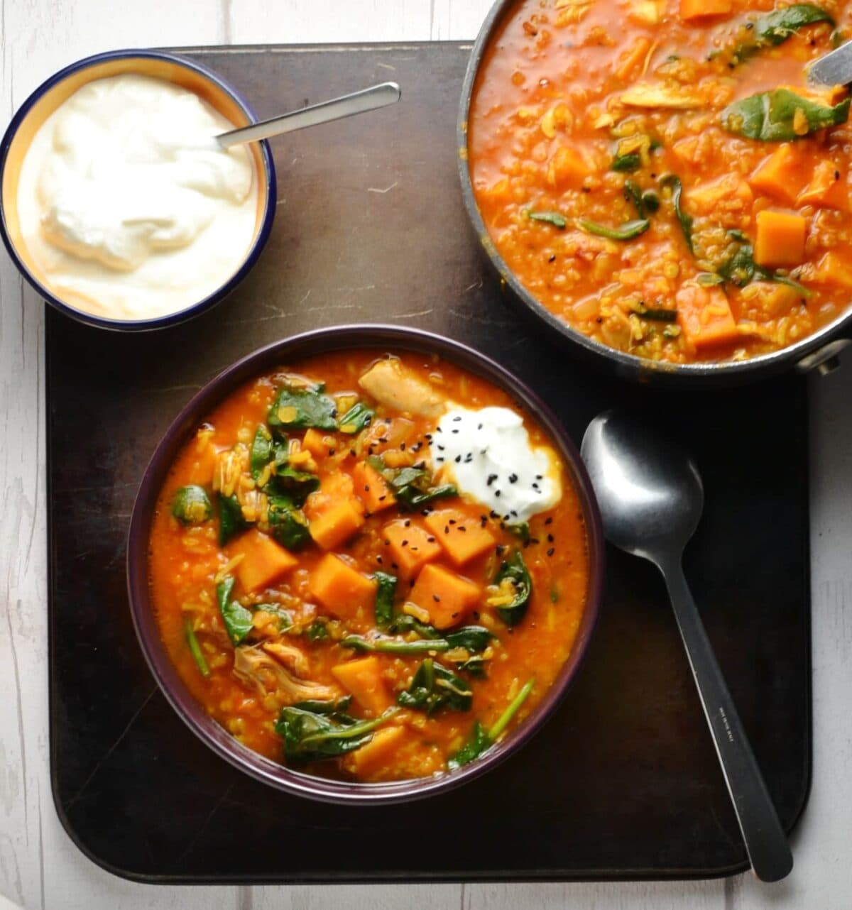 sweet potato chicken soup