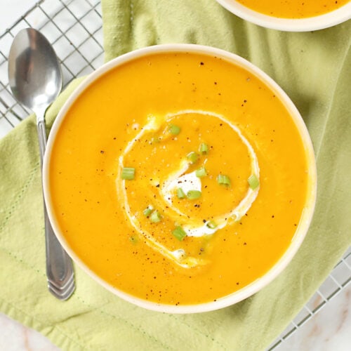 sweet potato cream soup