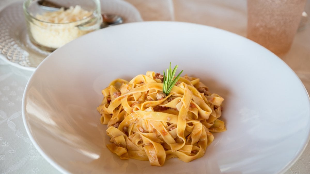 tagliatelle al ragu di anatra