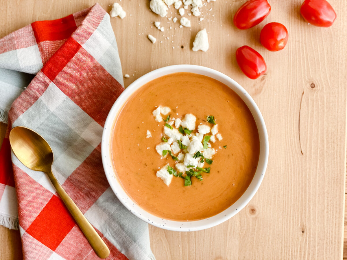 tomato soup with cheese