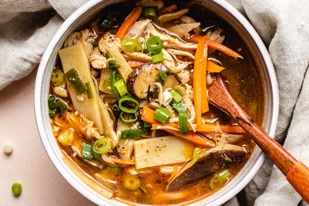 vegetarian spicy sour soup