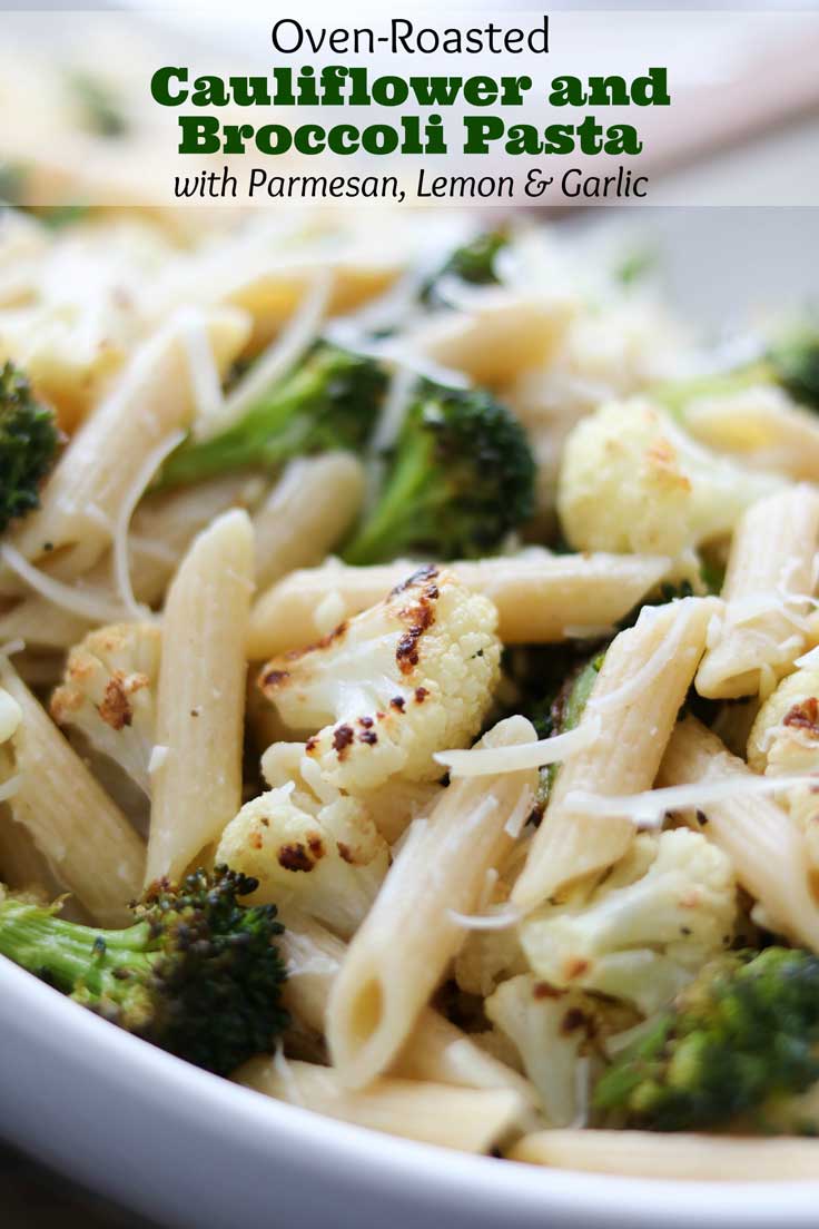 baked cauliflower with broccoli