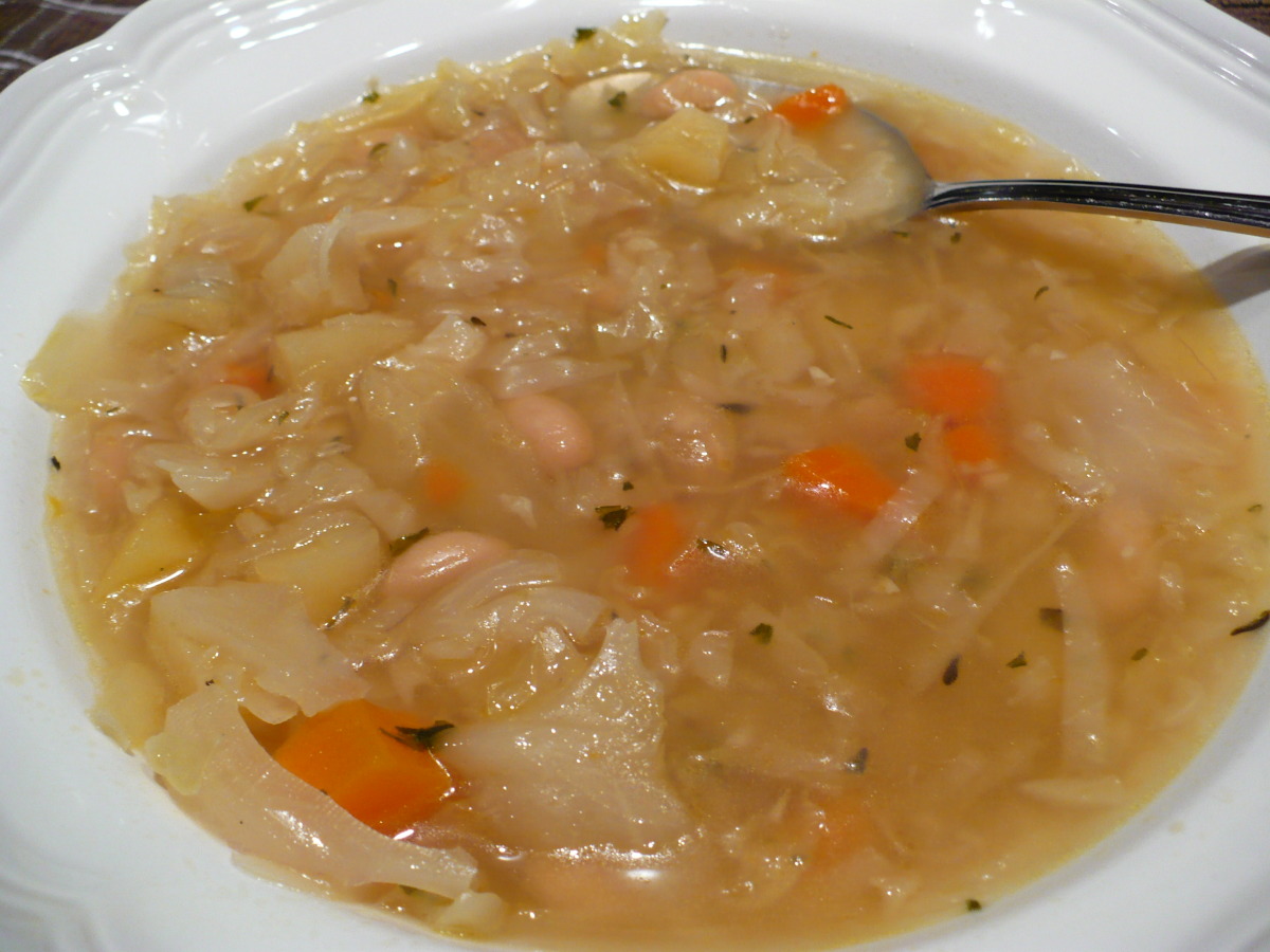 bean soup with cabbage 2