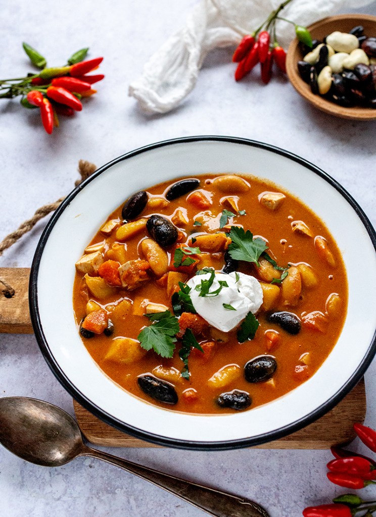 bean soup with grits and lungs