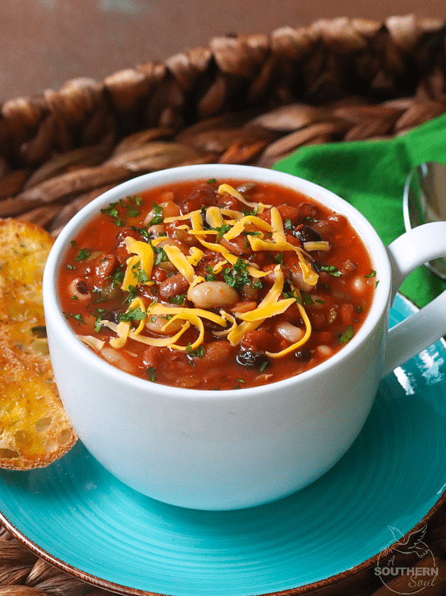 bean soup with tomatoes