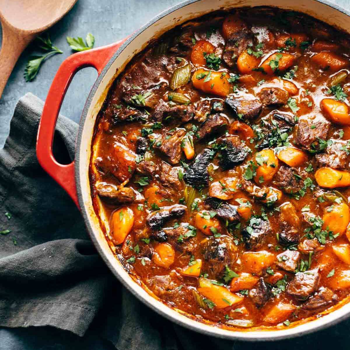 beef soup from the pressure cooker