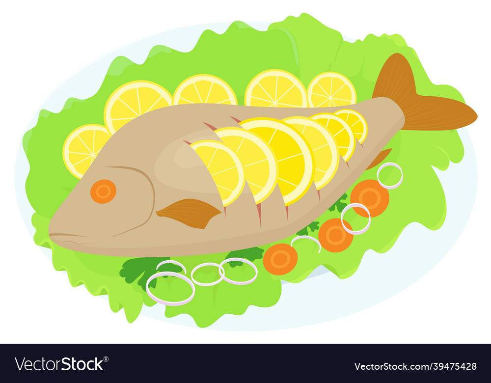 boiled stuffed carp