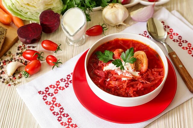 borscht in kiev style