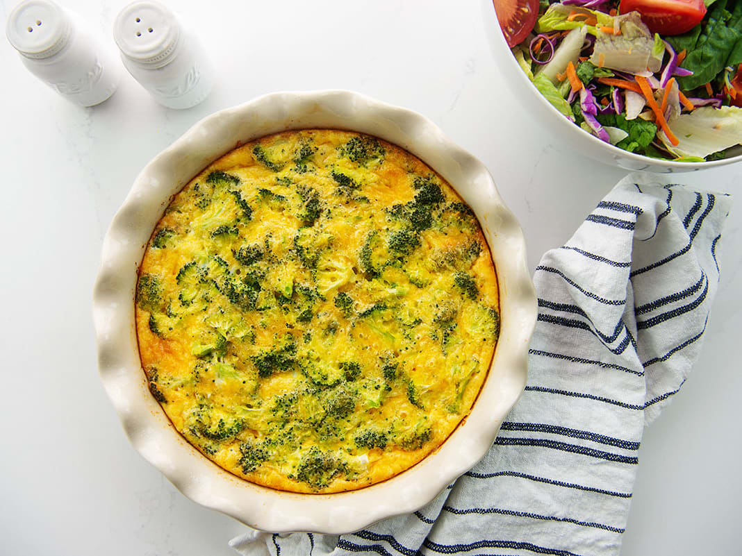 bryndza quiche