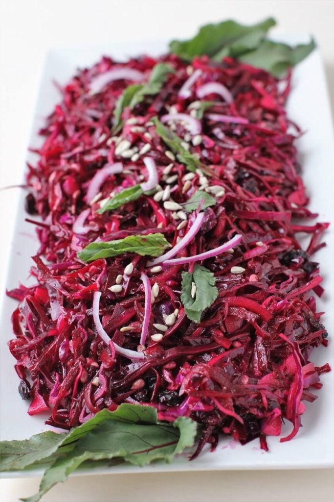 cabbage and beetroot salad