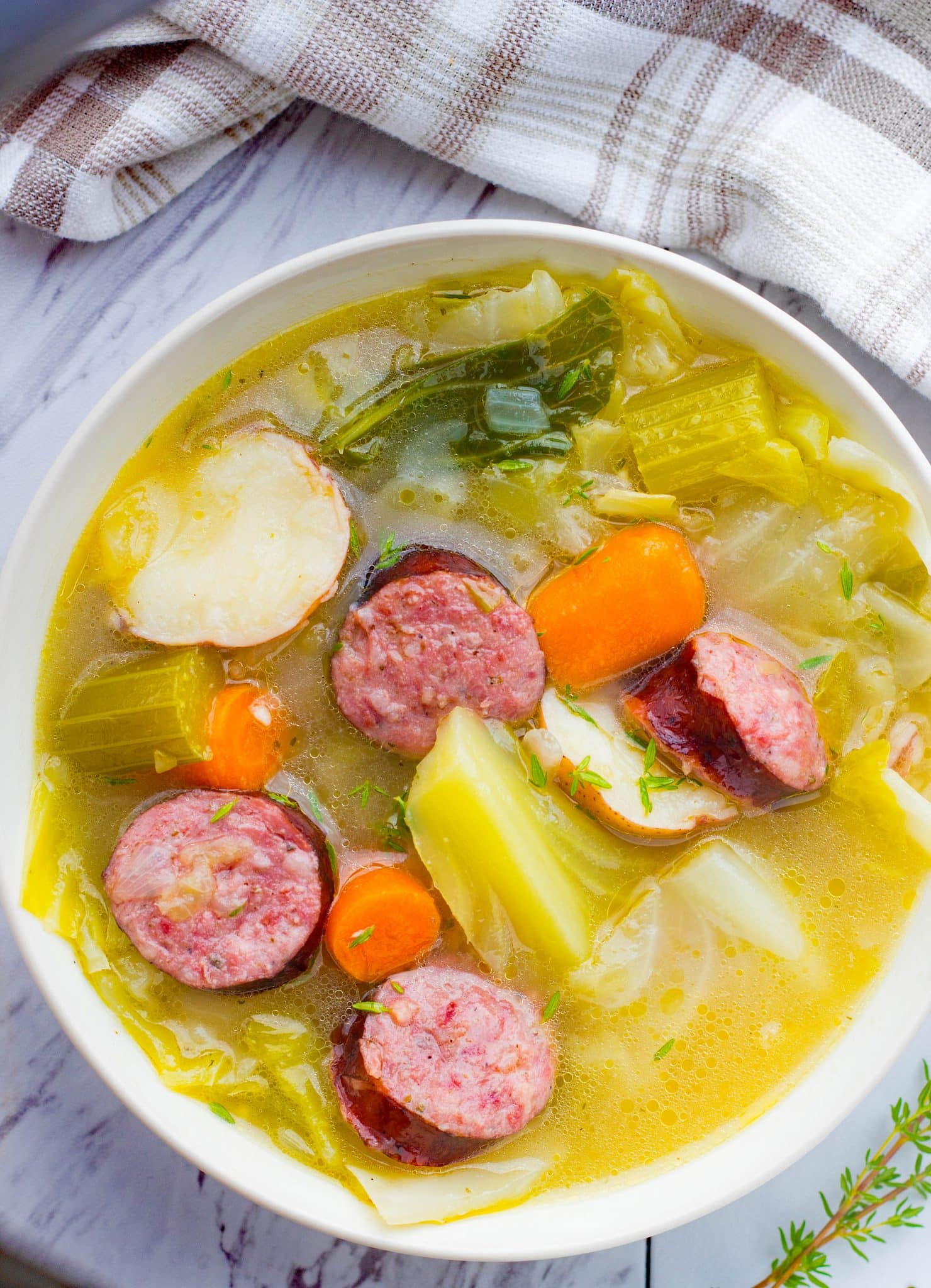 cabbage soup with potatoes