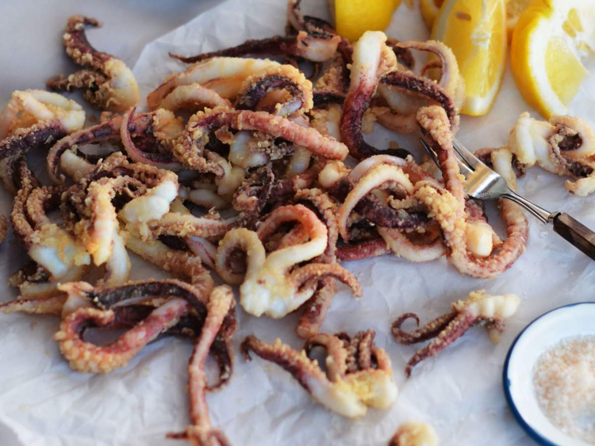 calamari with salt and pepper