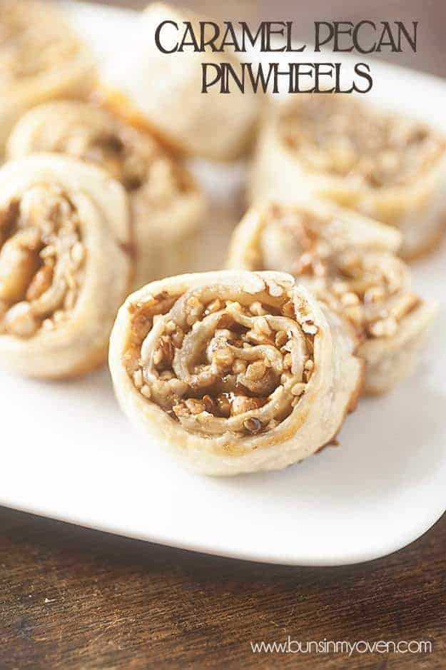 caramel pinwheels