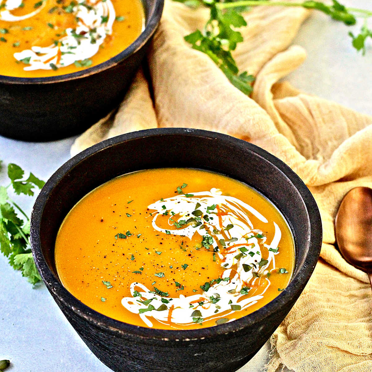 carrot soup with orange juice