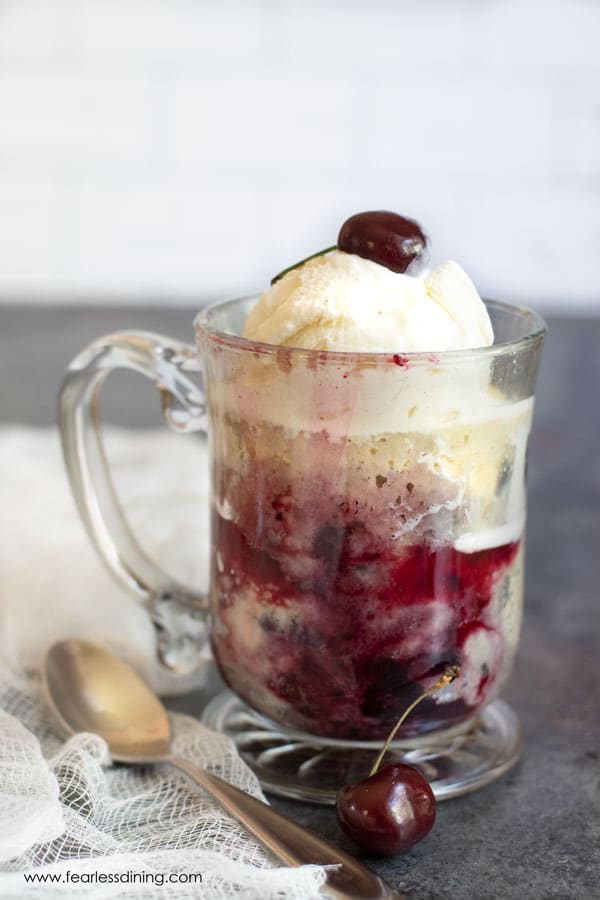 cherry mug muffins