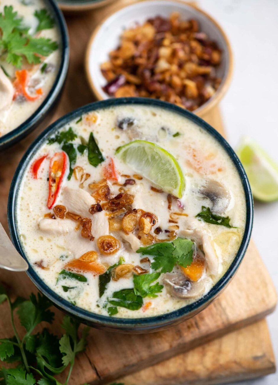 chicken soup with coconut milk