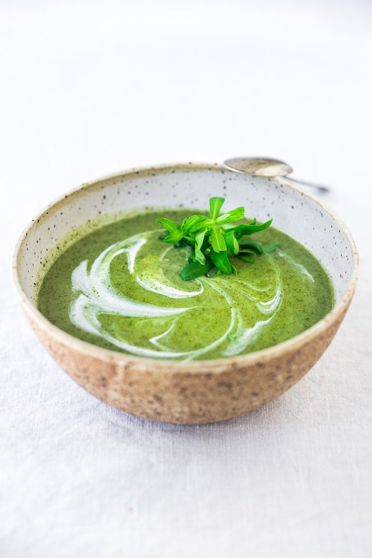 chicken soup with nettle