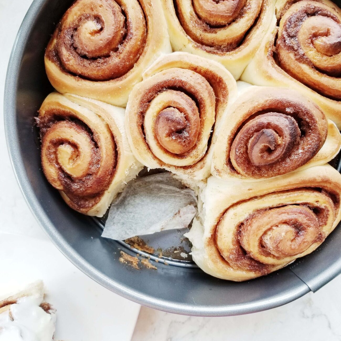 cinnamon snails from sour dough