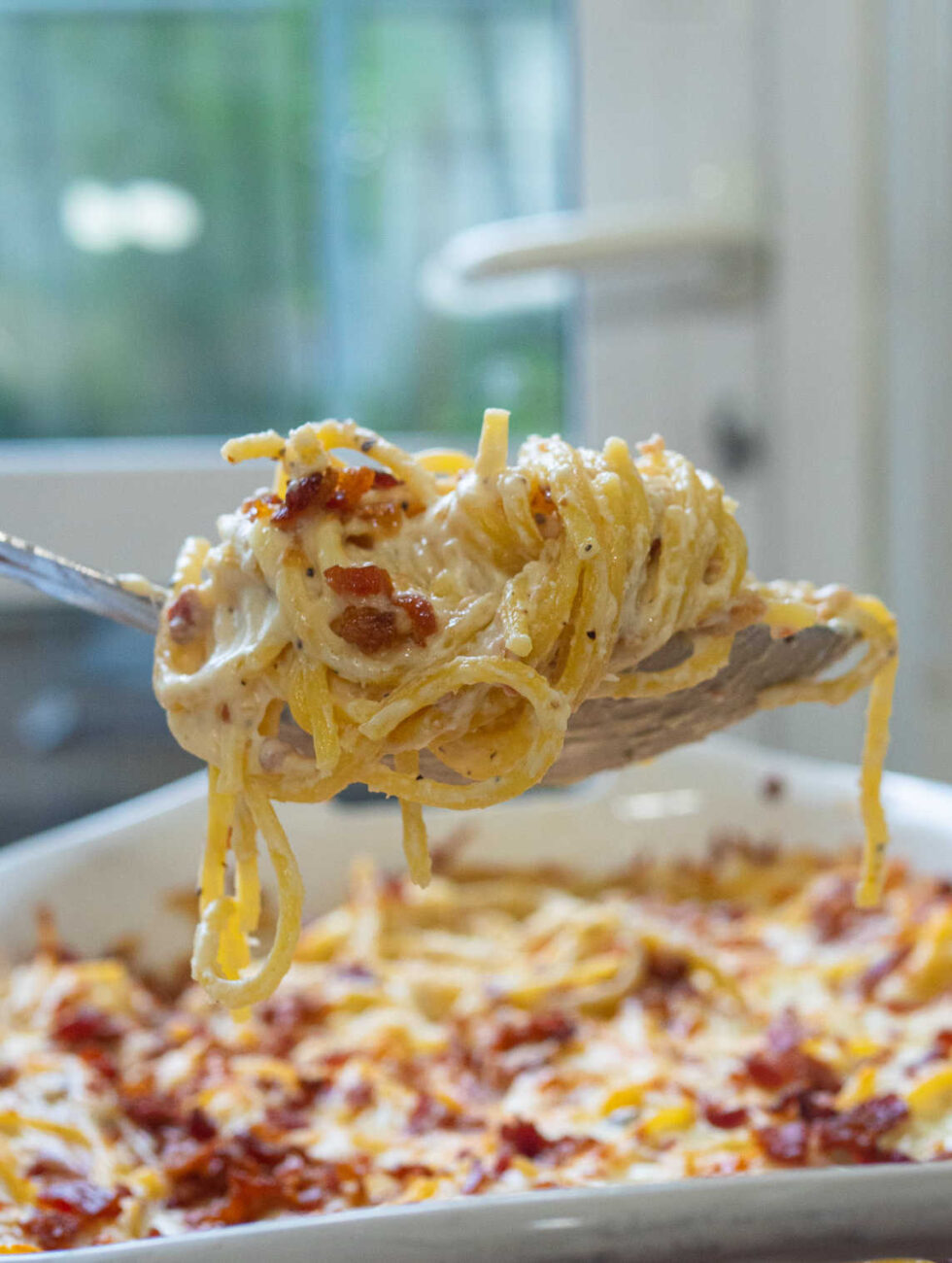 cream and cheese spaghetti