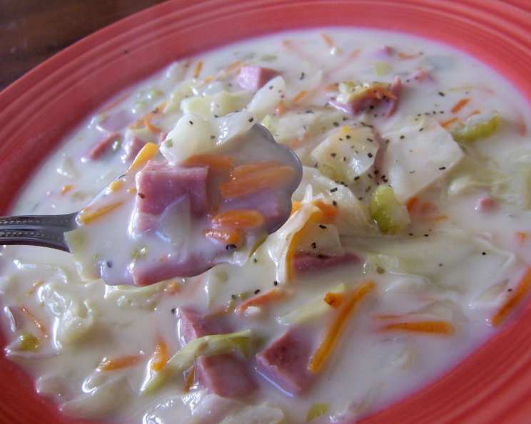 creamy cabbage soup