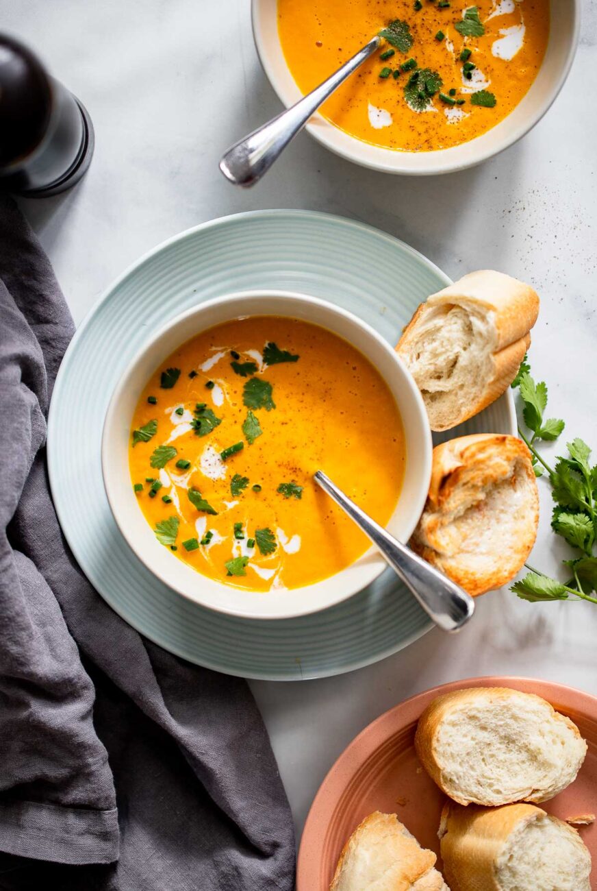 Creamy Carrot Soup - Quickezrecipes.com