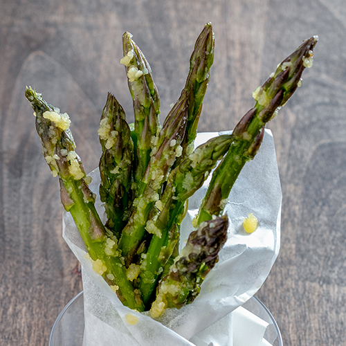 crispy asparagus