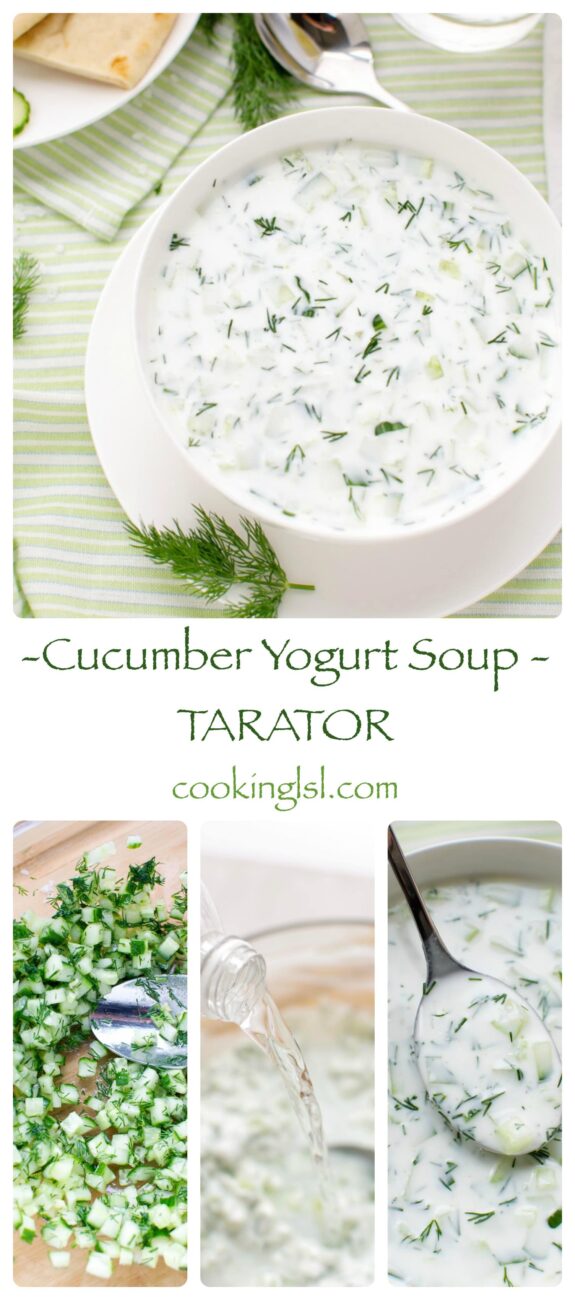 cucumber soup tarator