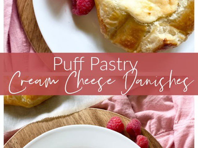 delicious puff pastry cheesecake