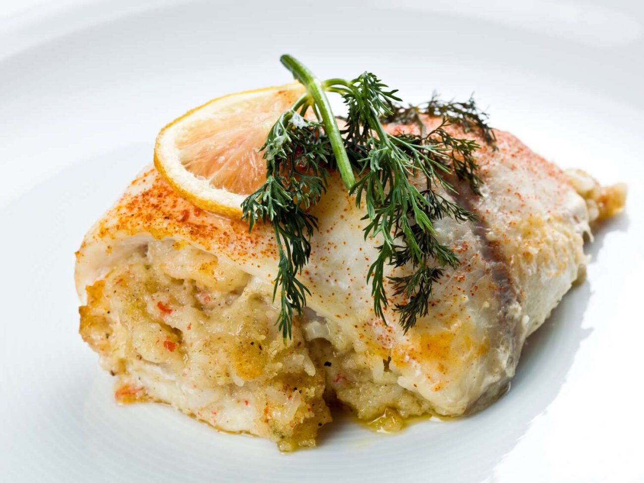 fish fillets baked with cheese