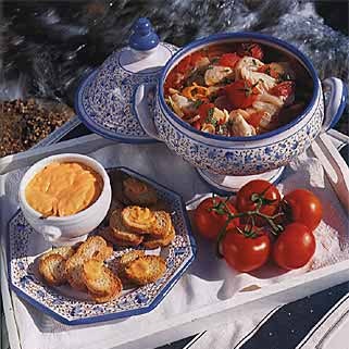 fish soup with tomatoes