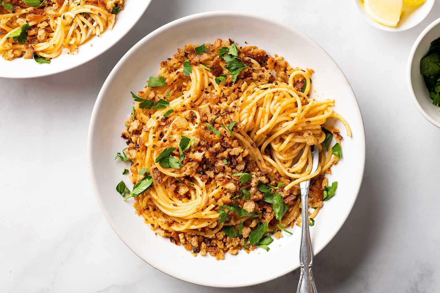 fusilli with grilled vegetable recipes and toasted breadcrumbs