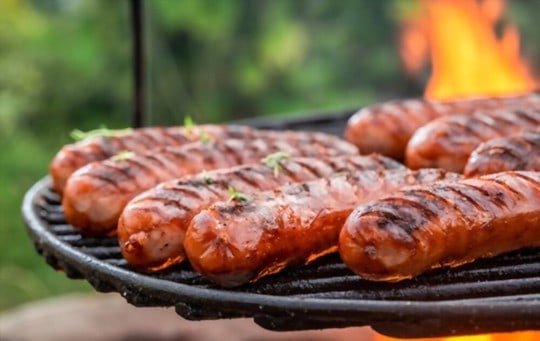 grilled sausages