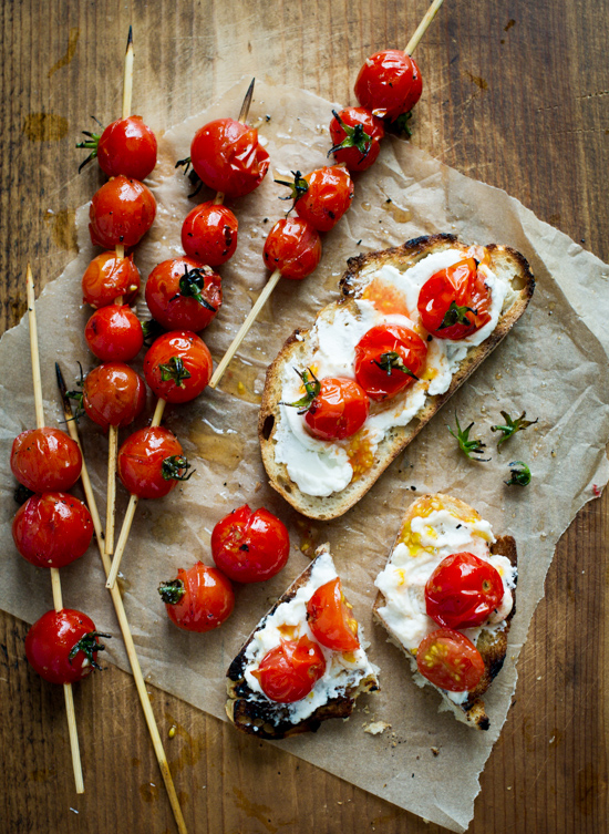 grilled tomatoes