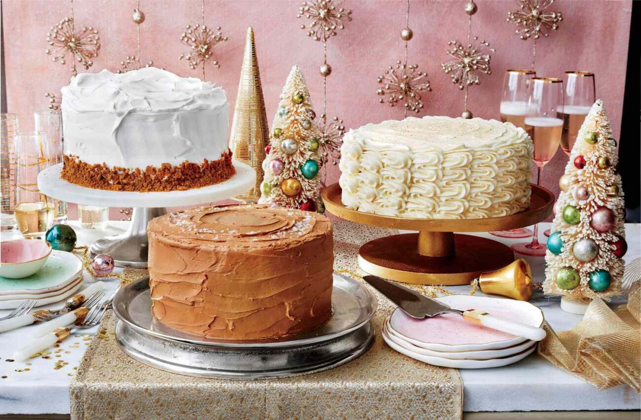 heavenly cake with eggnog