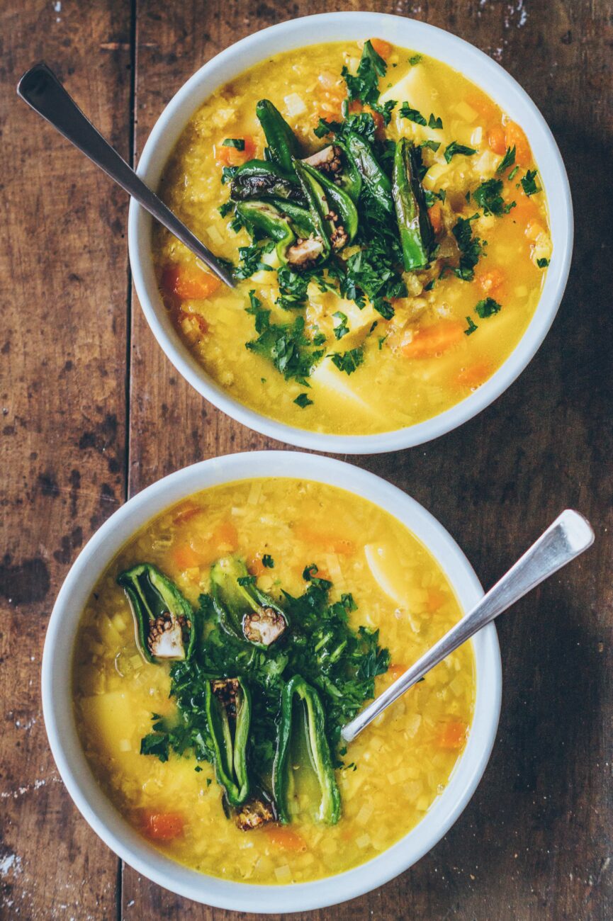 lentil soup with potatoes