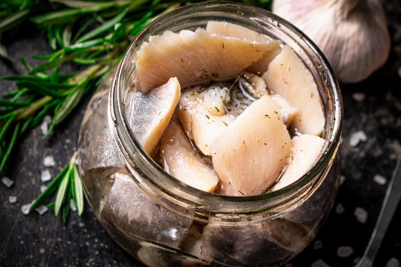 marinated herring