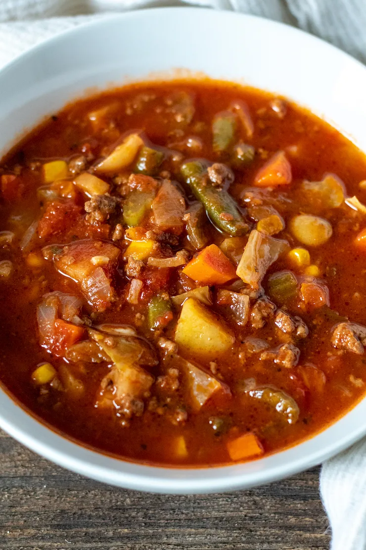 meat soup with vegetable recipes