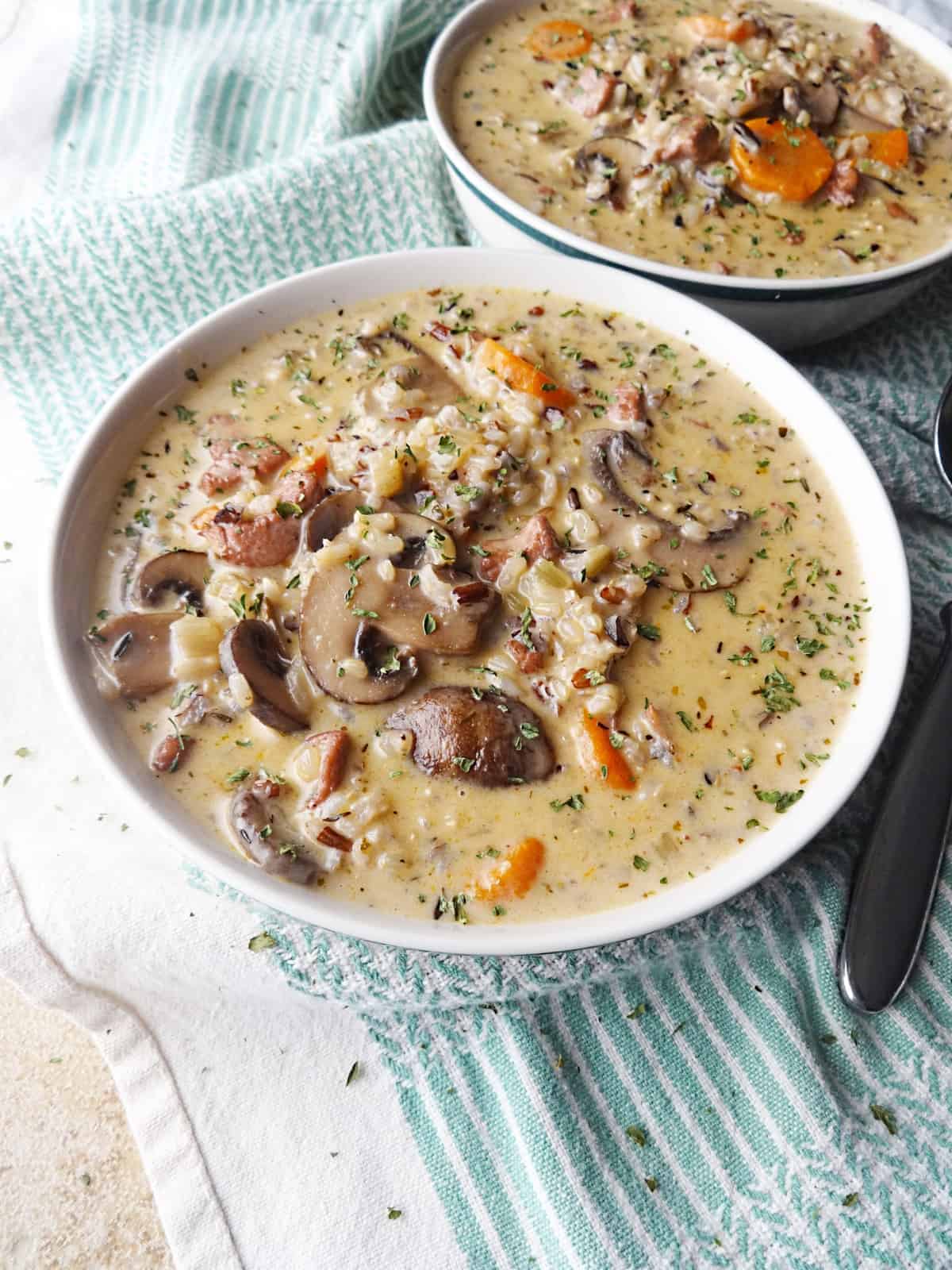 mushroom soup with chicken