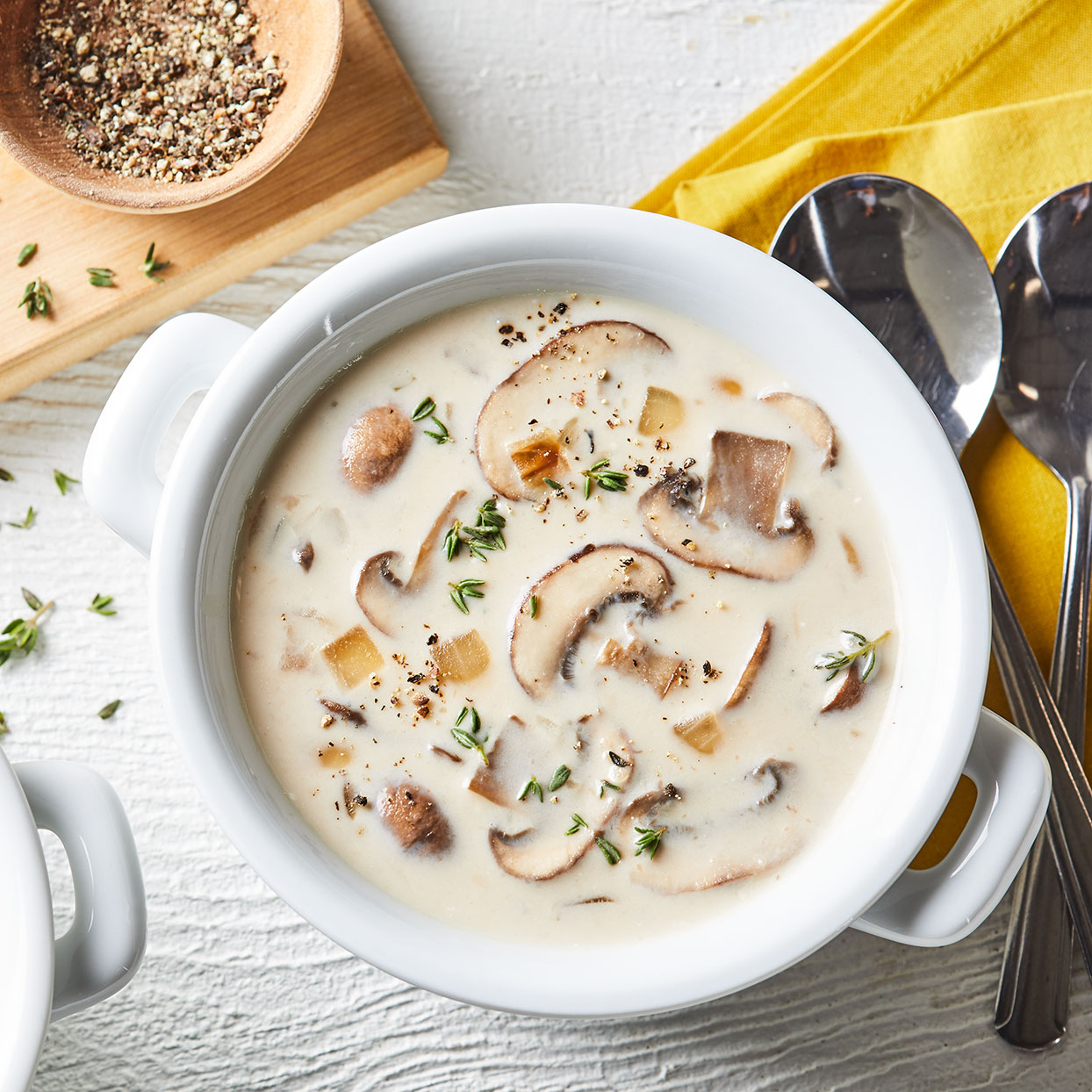 mushroom soup with cream